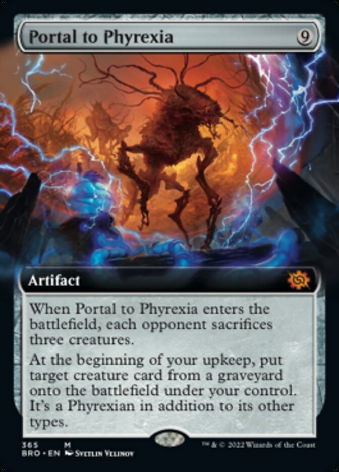 Portal to Phyrexia (Extended Art) [The Brothers' War] | Grognard Games