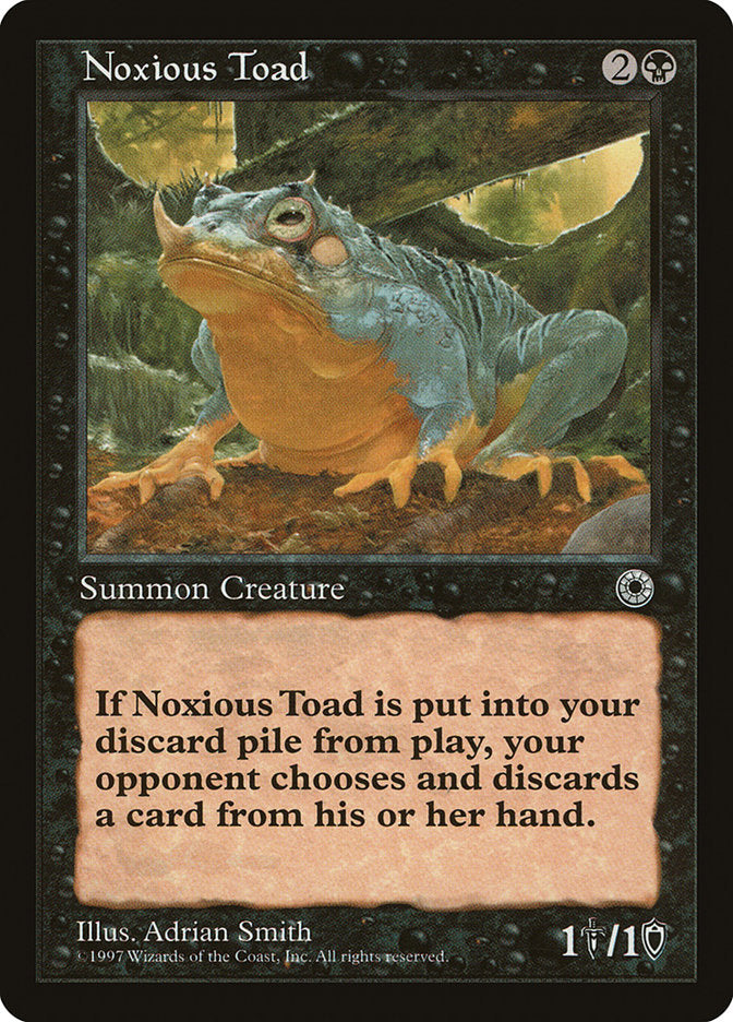 Noxious Toad [Portal] | Grognard Games