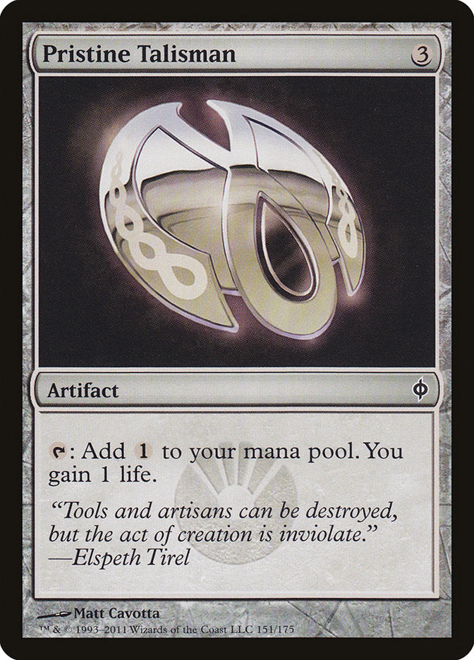 Pristine Talisman [New Phyrexia] | Grognard Games