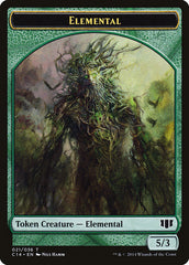 Elemental // Beast (019/036) Double-sided Token [Commander 2014 Tokens] | Grognard Games