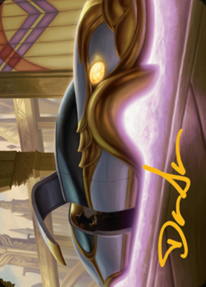 Mysterious Limousine Art Card (Gold-Stamped Signature) [Streets of New Capenna Art Series] | Grognard Games