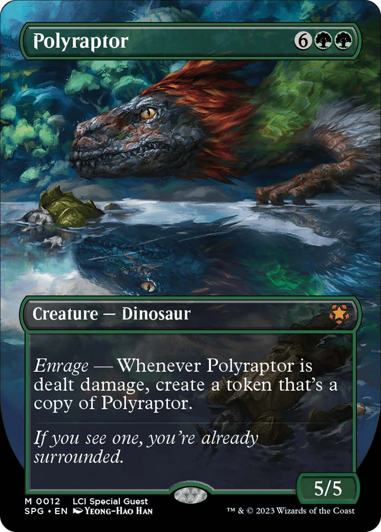 Polyraptor (Borderless) [The Lost Caverns of Ixalan Special Guests] | Grognard Games