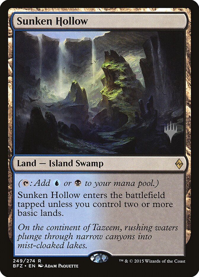 Sunken Hollow [Battle for Zendikar Promos] | Grognard Games