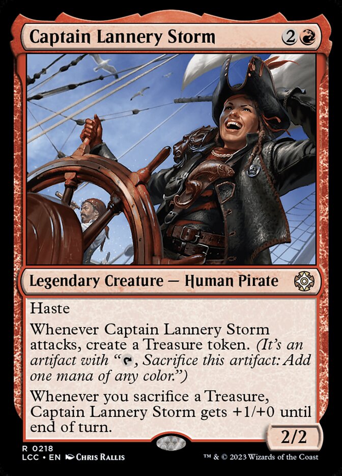 Captain Lannery Storm [The Lost Caverns of Ixalan Commander] | Grognard Games