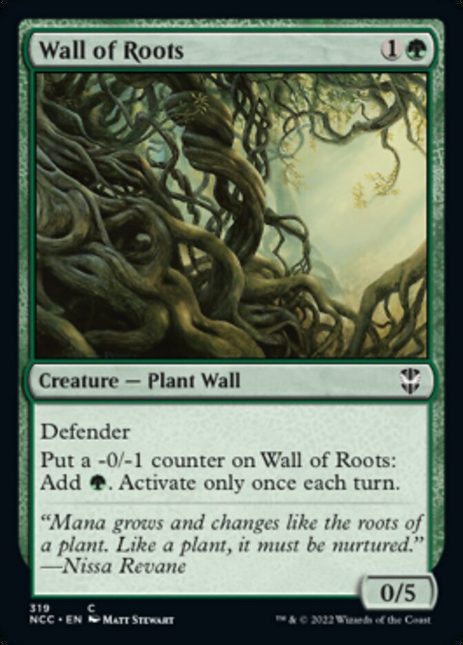 Wall of Roots [Streets of New Capenna Commander] | Grognard Games