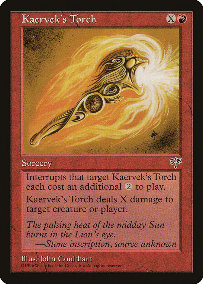 Kaervek's Torch [Mirage] | Grognard Games