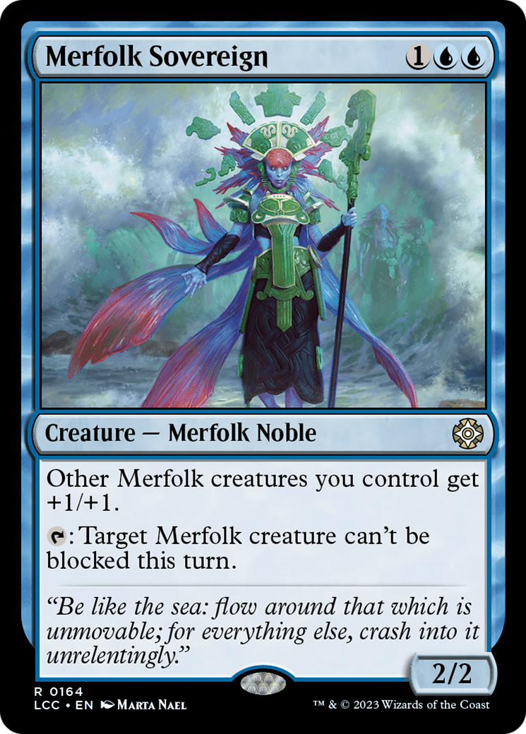 Merfolk Sovereign [The Lost Caverns of Ixalan Commander] | Grognard Games