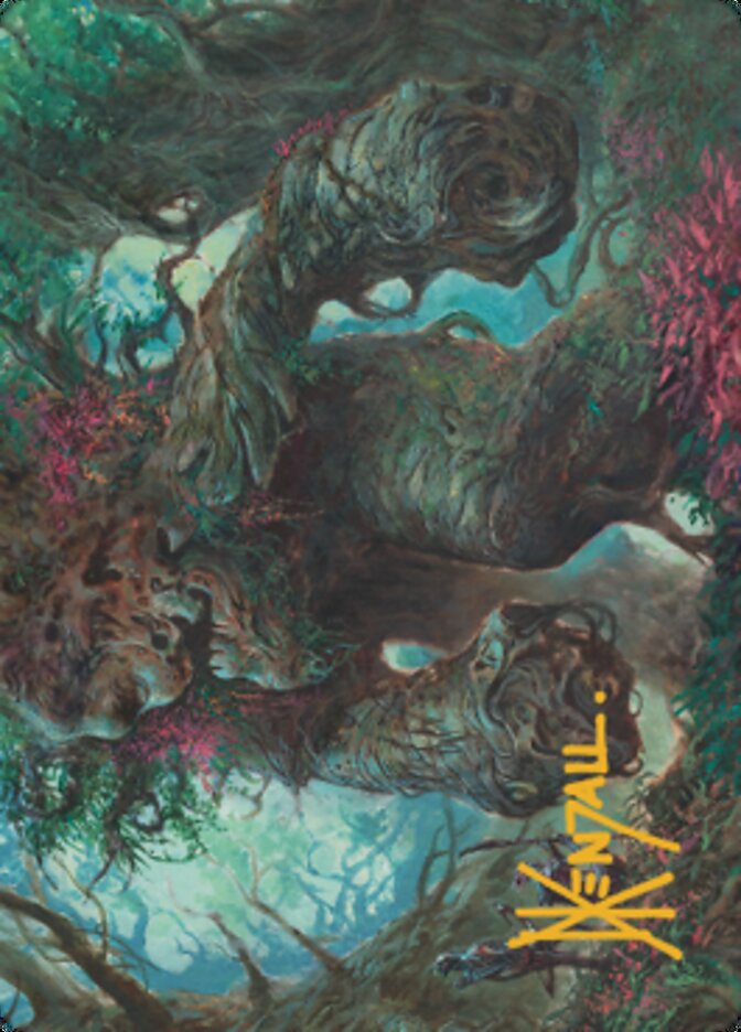Magnigoth Sentry Art Card (Gold-Stamped Signature) [Dominaria United Art Series] | Grognard Games