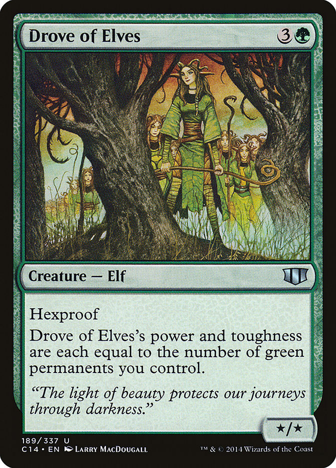 Drove of Elves [Commander 2014] | Grognard Games