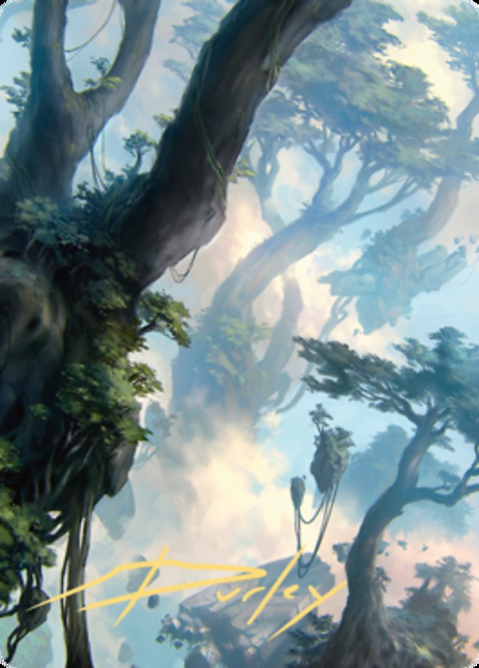 Forest 1 Art Card (Gold-Stamped Signature) [Zendikar Rising Art Series] | Grognard Games
