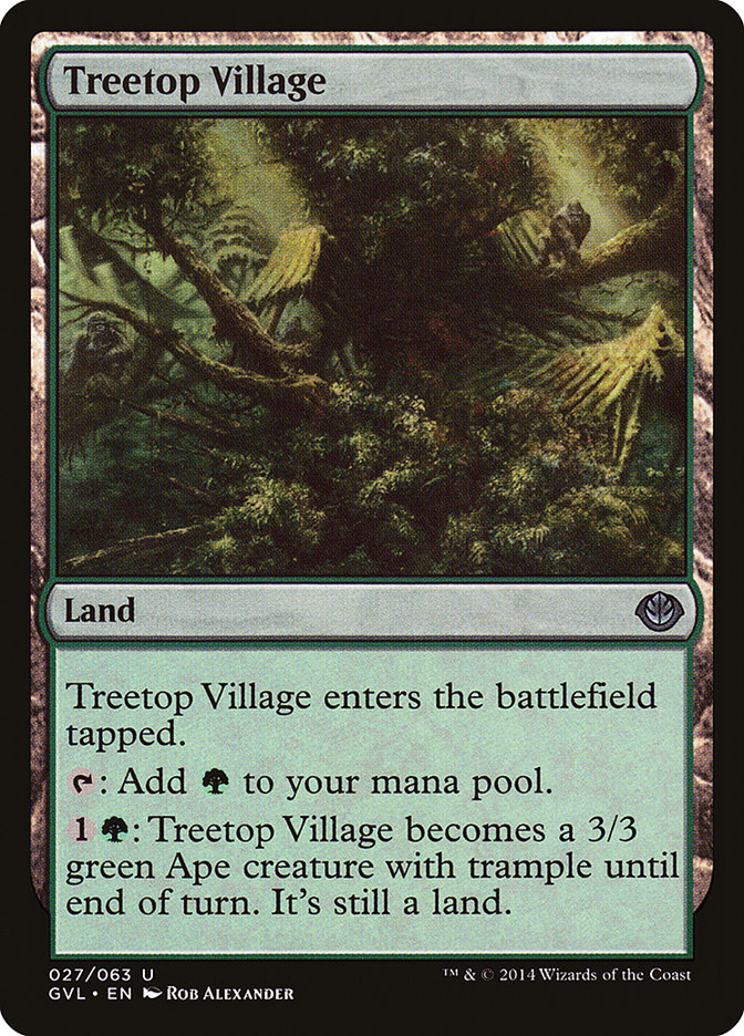 Treetop Village (Garruk vs. Liliana) [Duel Decks Anthology] | Grognard Games