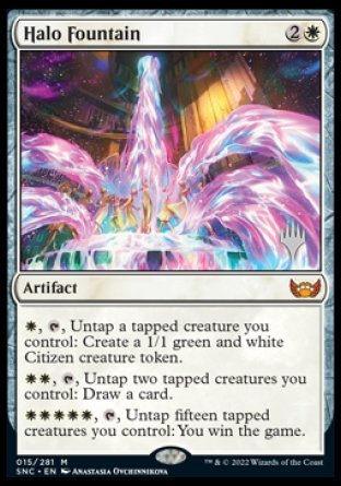 Halo Fountain (Promo Pack) [Streets of New Capenna Promos] | Grognard Games