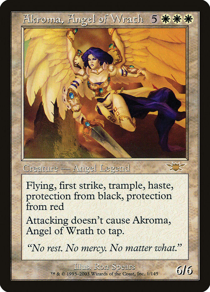 Akroma, Angel of Wrath [Legions] | Grognard Games