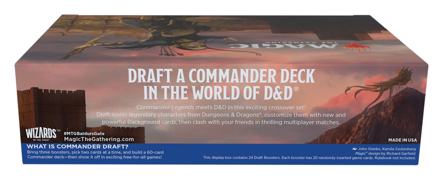 Commander Legends: Battle for Baldur's Gate - Draft Booster Display | Grognard Games