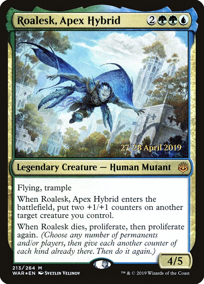 Roalesk, Apex Hybrid  [War of the Spark Prerelease Promos] | Grognard Games