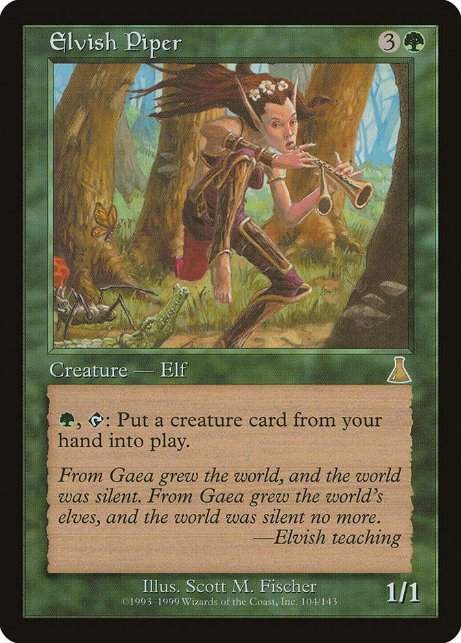 Elvish Piper [Urza's Destiny] | Grognard Games