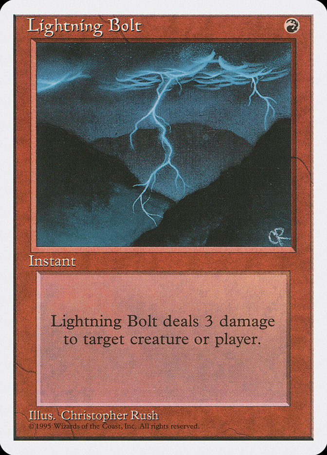 Lightning Bolt [Fourth Edition] | Grognard Games