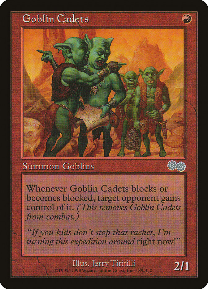 Goblin Cadets [Urza's Saga] | Grognard Games