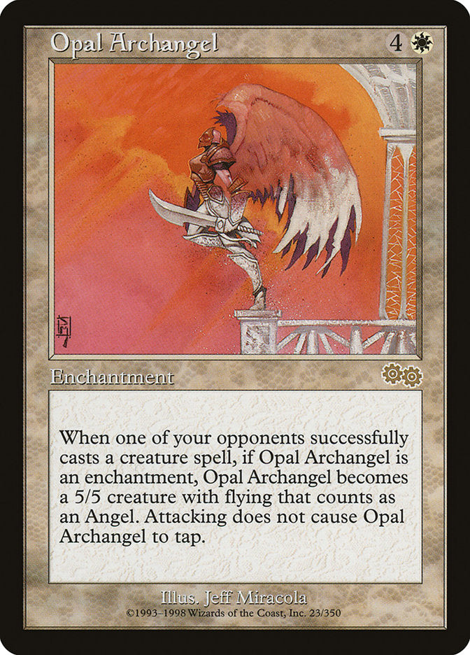 Opal Archangel [Urza's Saga] | Grognard Games