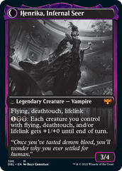 Henrika Domnathi // Henrika, Infernal Seer [Innistrad: Double Feature] | Grognard Games