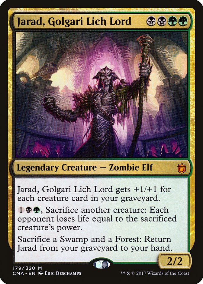 Jarad, Golgari Lich Lord [Commander Anthology] | Grognard Games