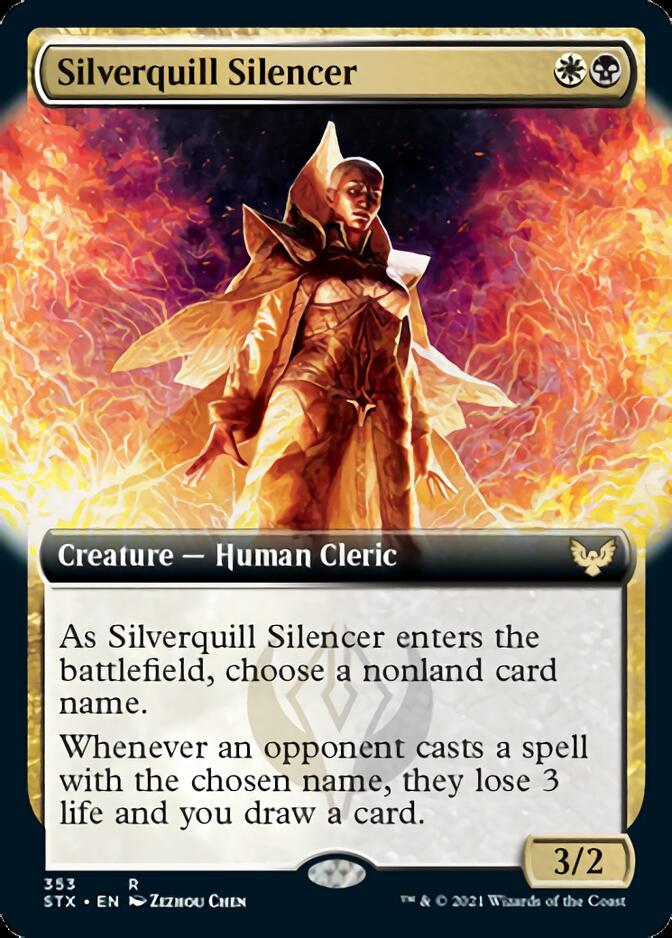 Silverquill Silencer (Extended) [Strixhaven: School of Mages] | Grognard Games