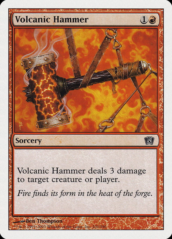 Volcanic Hammer [Eighth Edition] | Grognard Games