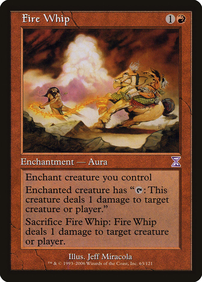 Fire Whip [Time Spiral Timeshifted] | Grognard Games