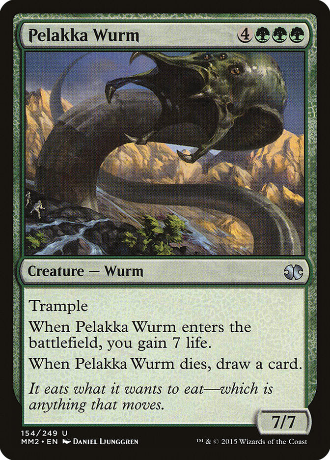 Pelakka Wurm [Modern Masters 2015] | Grognard Games