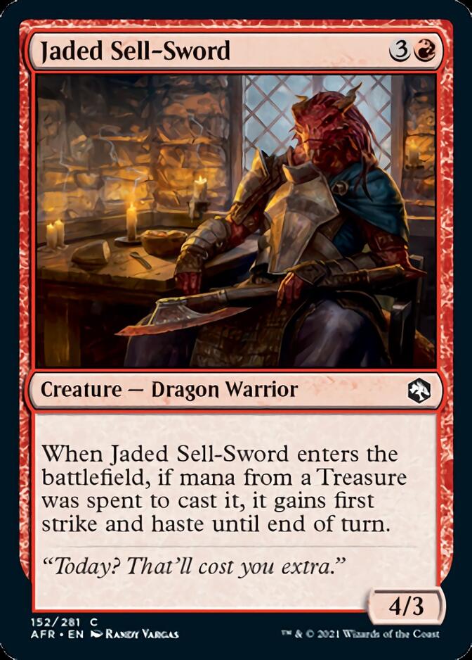 Jaded Sell-Sword [Dungeons & Dragons: Adventures in the Forgotten Realms] | Grognard Games