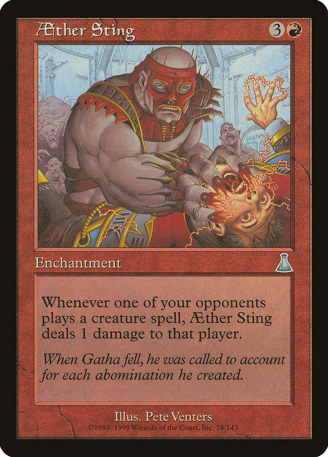 Aether Sting [Urza's Destiny] | Grognard Games