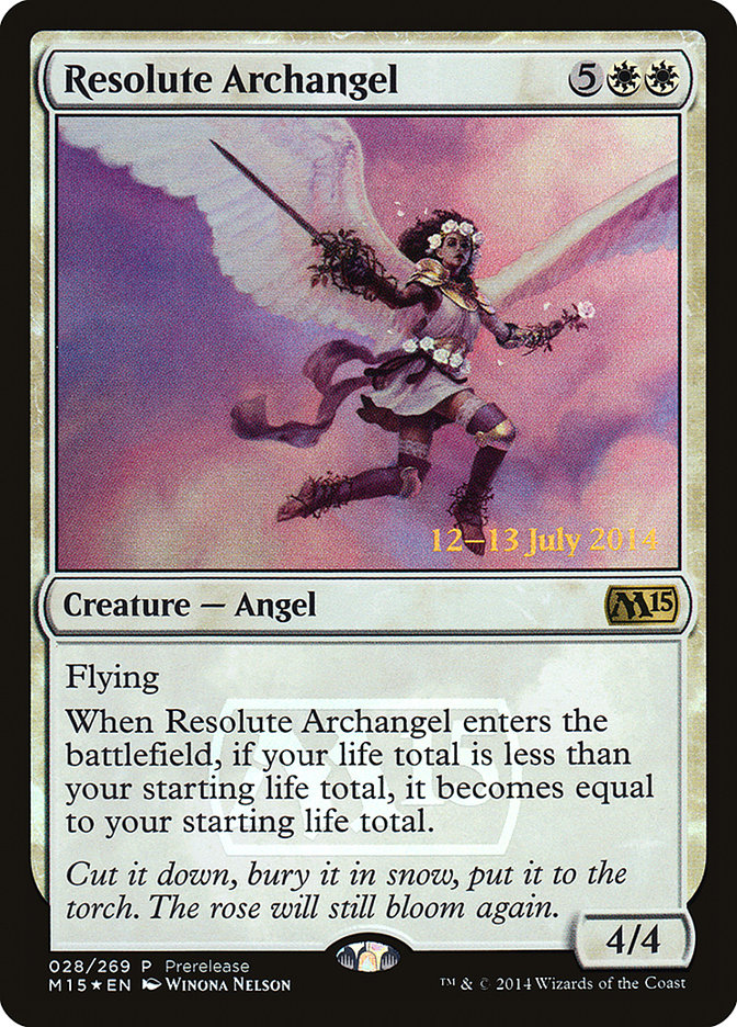 Resolute Archangel [Magic 2015 Prerelease Promos] | Grognard Games