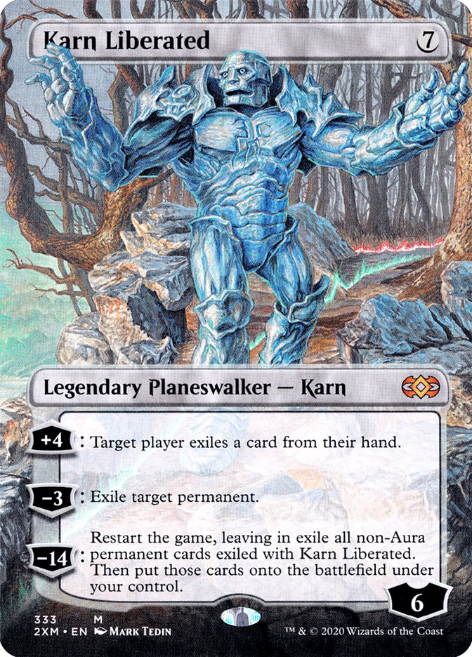 Karn Liberated (Toppers) [Double Masters Extended Art] | Grognard Games