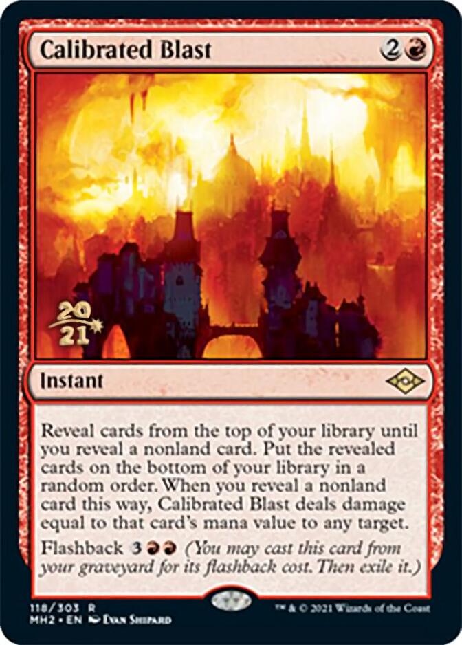 Calibrated Blast [Modern Horizons 2 Prerelease Promos] | Grognard Games