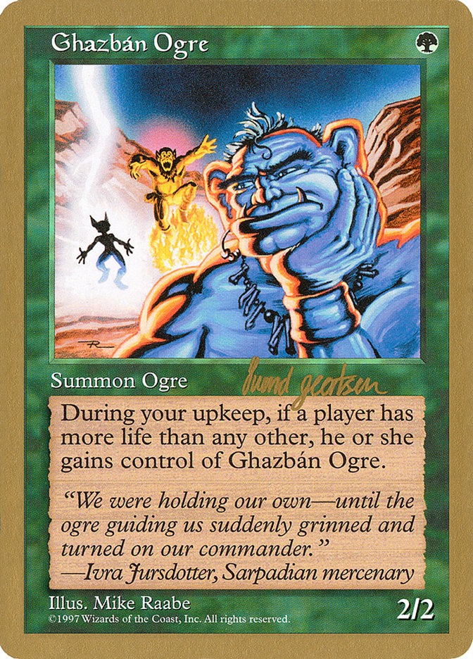 Ghazbán Ogre (Svend Geertsen) [World Championship Decks 1997] | Grognard Games