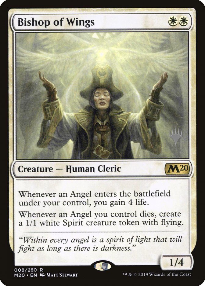 Bishop of Wings (Promo Pack) [Core Set 2020 Promos] | Grognard Games