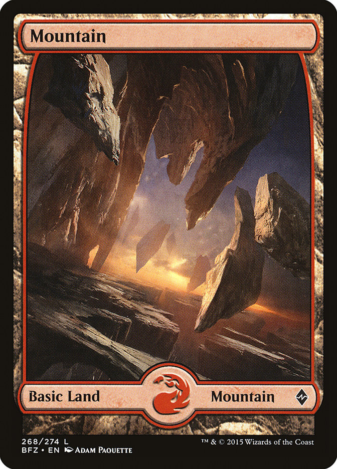 Mountain (268) [Battle for Zendikar] | Grognard Games