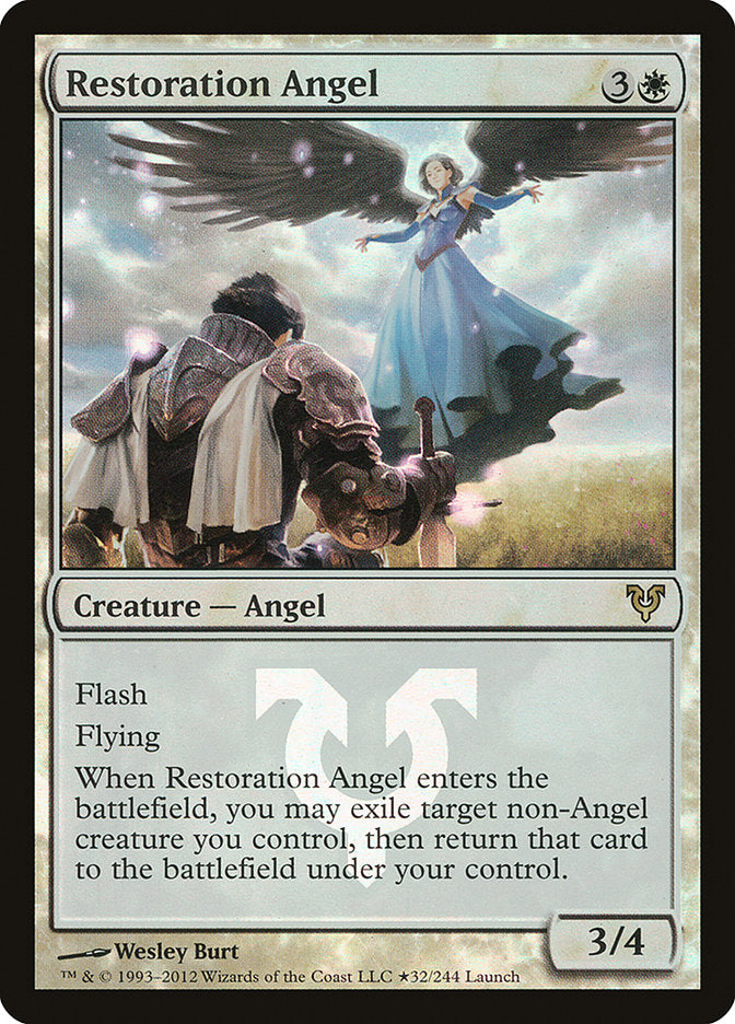 Restoration Angel (Launch) [Avacyn Restored Prerelease Promos] | Grognard Games