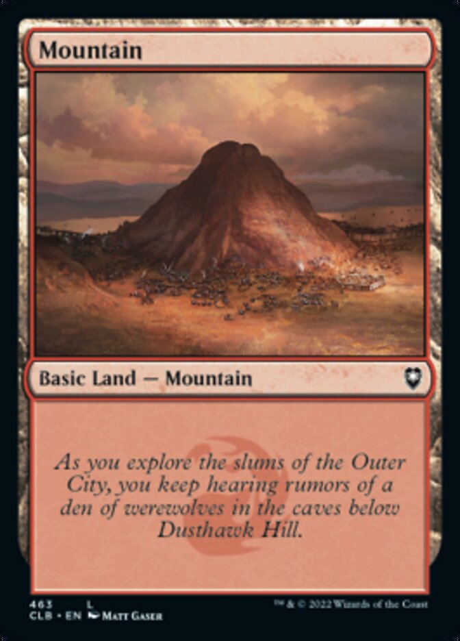 Mountain (463) [Commander Legends: Battle for Baldur's Gate] | Grognard Games