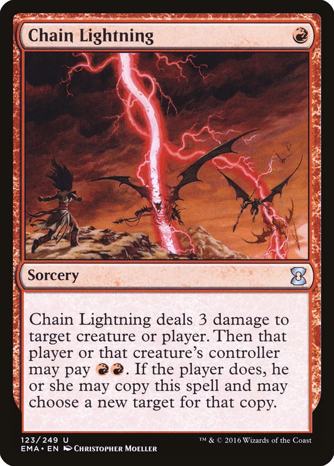 Chain Lightning [Eternal Masters] | Grognard Games