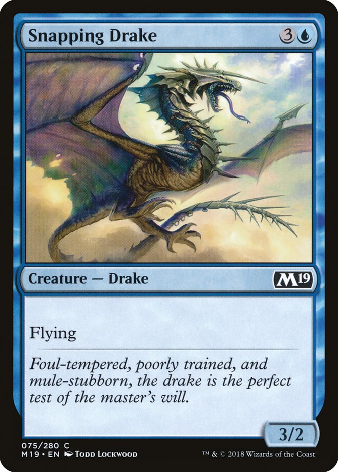 Snapping Drake [Core Set 2019] | Grognard Games