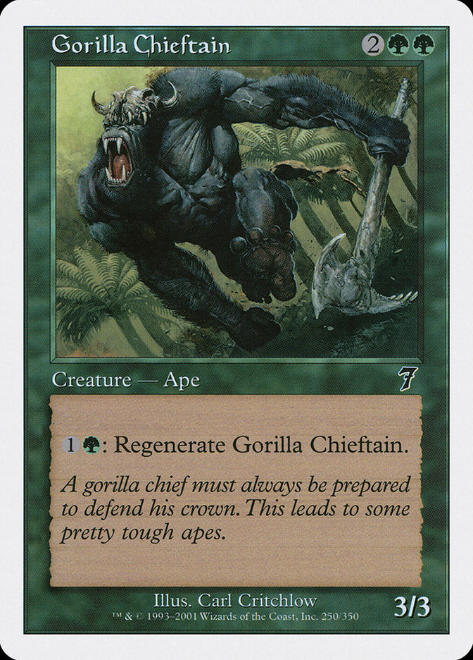 Gorilla Chieftain [Seventh Edition] | Grognard Games