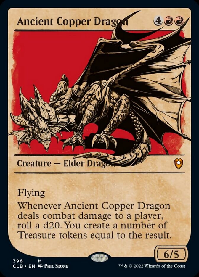Ancient Copper Dragon (Showcase) [Commander Legends: Battle for Baldur's Gate] | Grognard Games