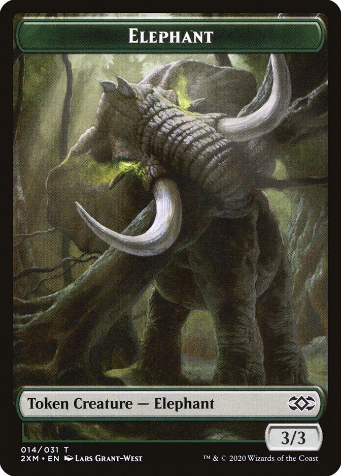 Elephant [Double Masters Tokens] | Grognard Games