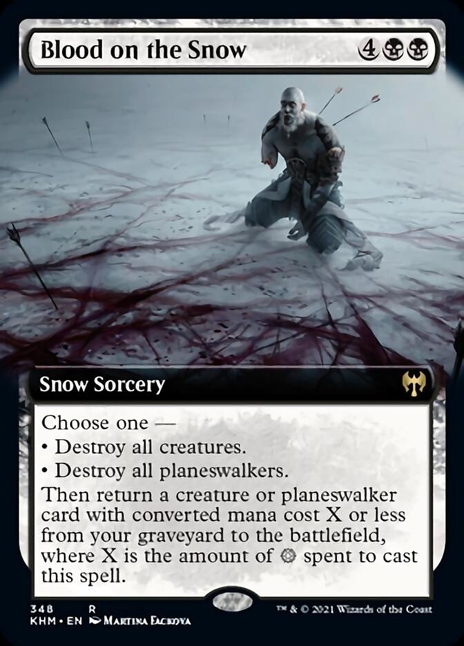 Blood on the Snow (Extended Art) [Kaldheim] | Grognard Games