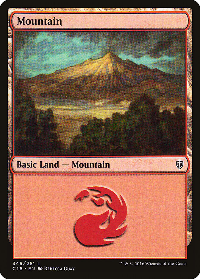 Mountain (346) [Commander 2016] | Grognard Games