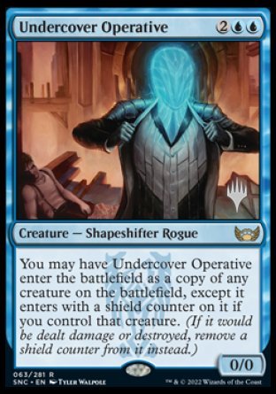 Undercover Operative (Promo Pack) [Streets of New Capenna Promos] | Grognard Games