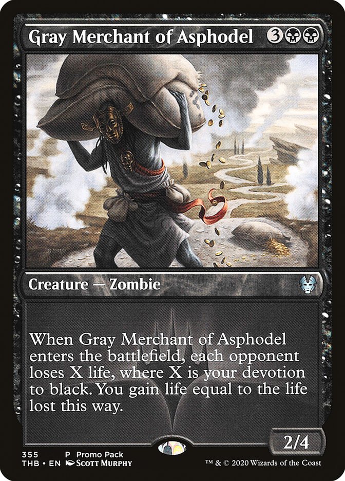 Gray Merchant of Asphodel (Promo Pack) [Theros Beyond Death Promos] | Grognard Games