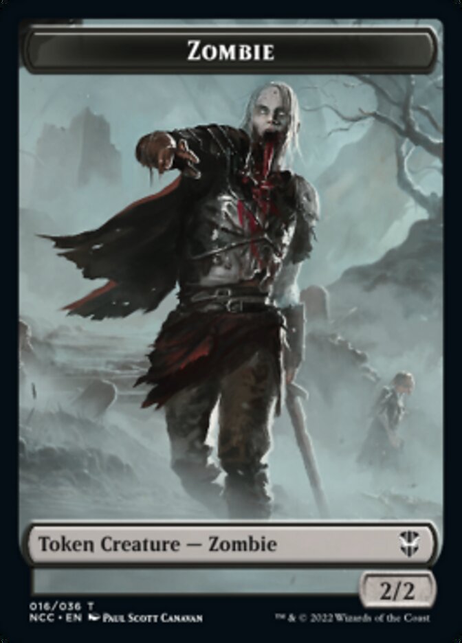 Zombie // Drake Double-sided Token [Streets of New Capenna Commander Tokens] | Grognard Games