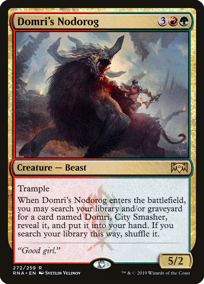 Domri's Nodorog [Ravnica Allegiance] | Grognard Games